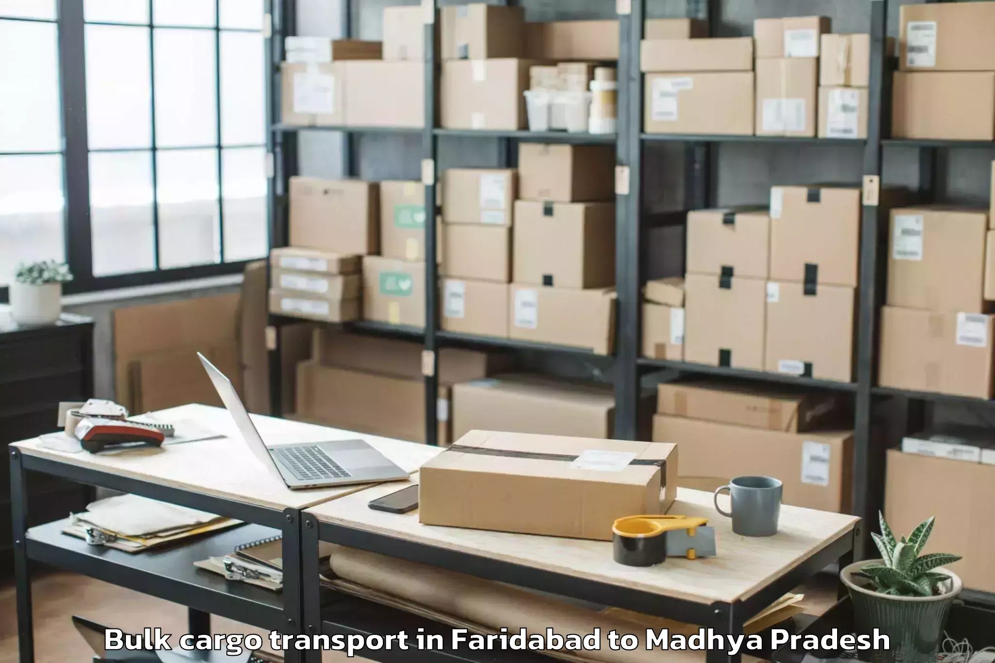 Trusted Faridabad to Majhgawan Bulk Cargo Transport